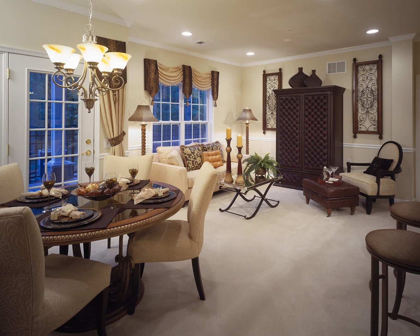 The Enclave - Elegant Living Room